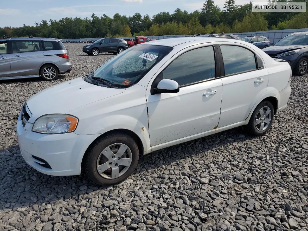 2011 Chevrolet Aveo Ls VIN: KL1TD5DE1BB195531 Lot: 71545214