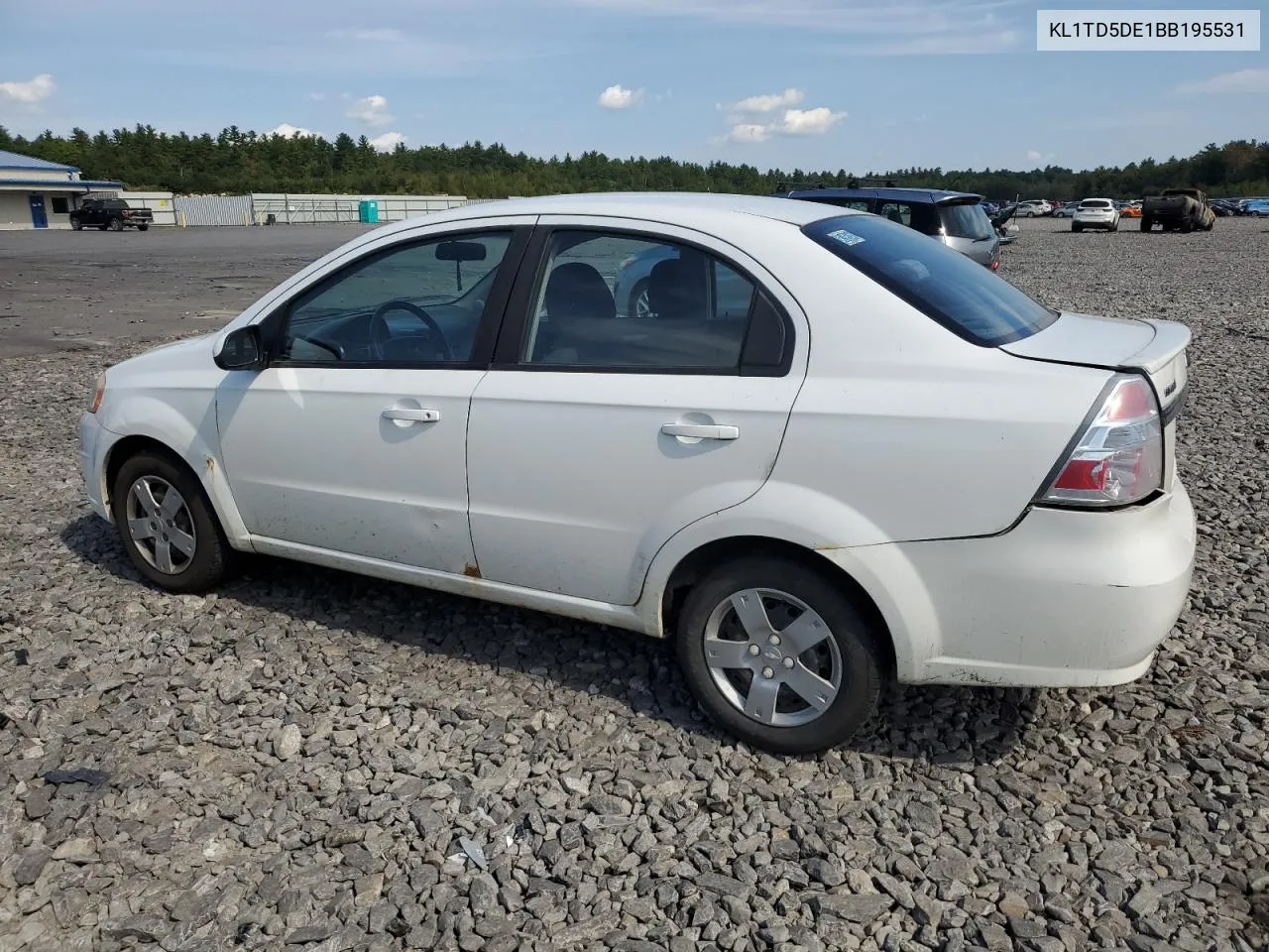 2011 Chevrolet Aveo Ls VIN: KL1TD5DE1BB195531 Lot: 71545214