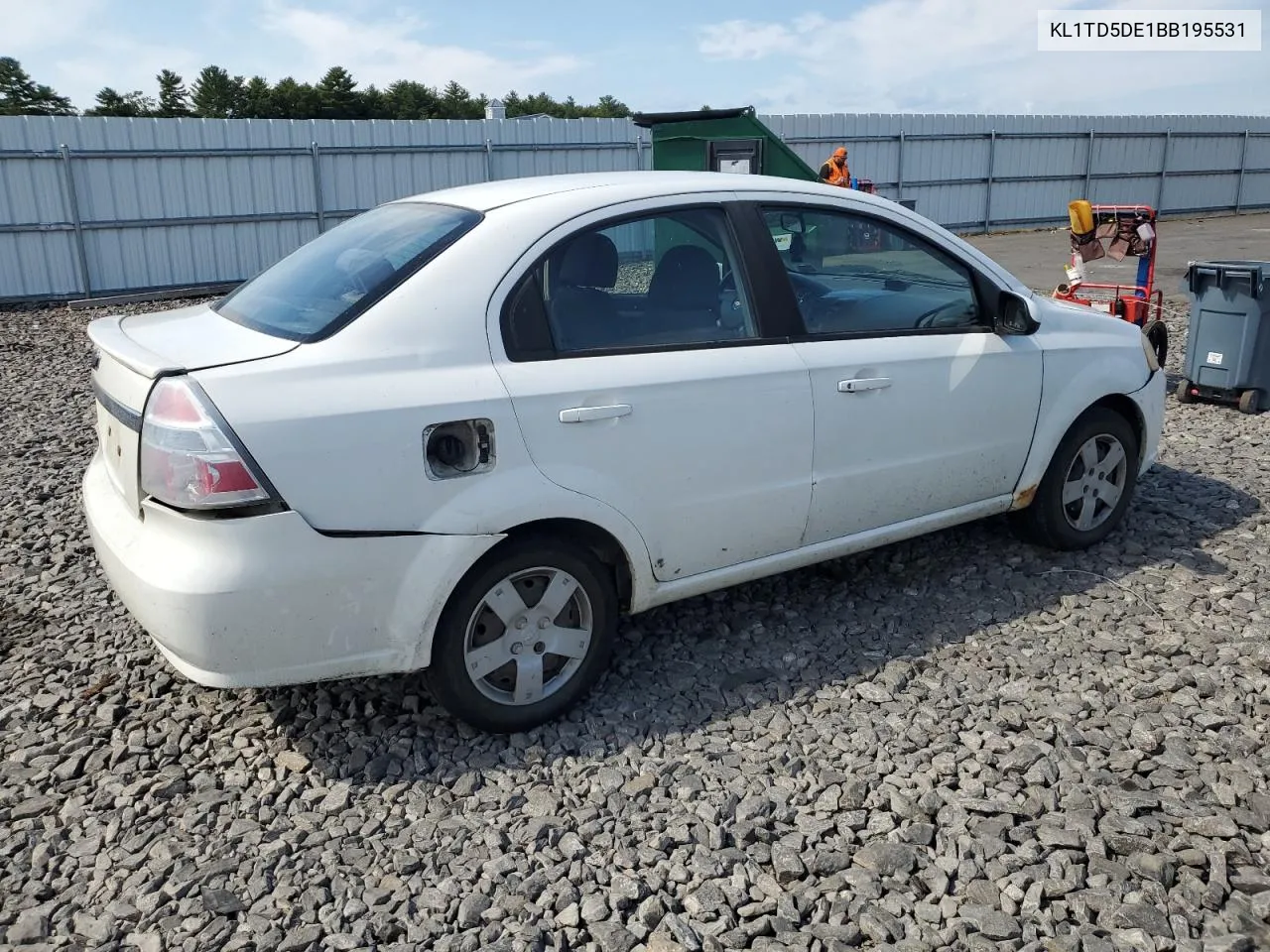 2011 Chevrolet Aveo Ls VIN: KL1TD5DE1BB195531 Lot: 71545214