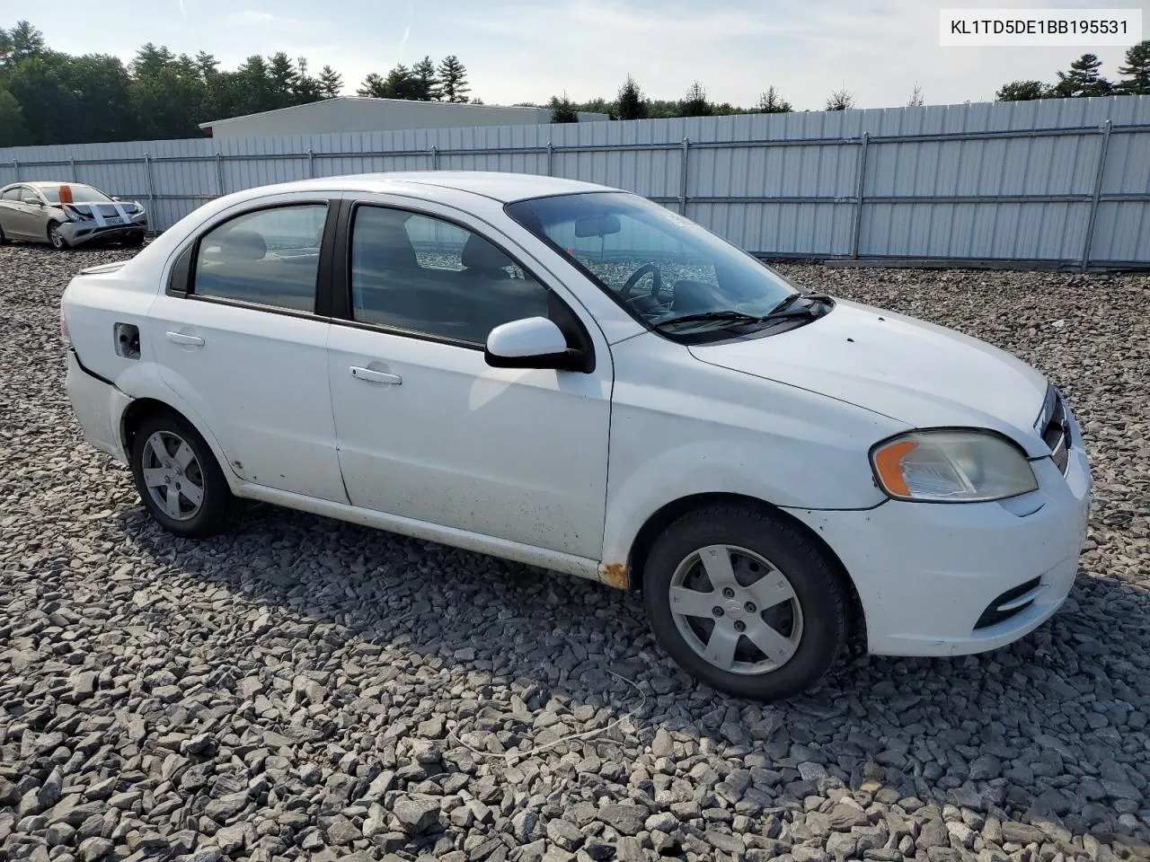 2011 Chevrolet Aveo Ls VIN: KL1TD5DE1BB195531 Lot: 71545214