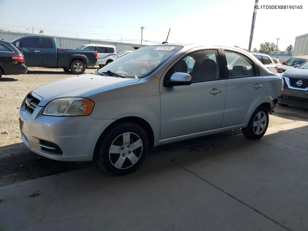 2011 Chevrolet Aveo Ls VIN: KL1TD5DEXBB190165 Lot: 71737034