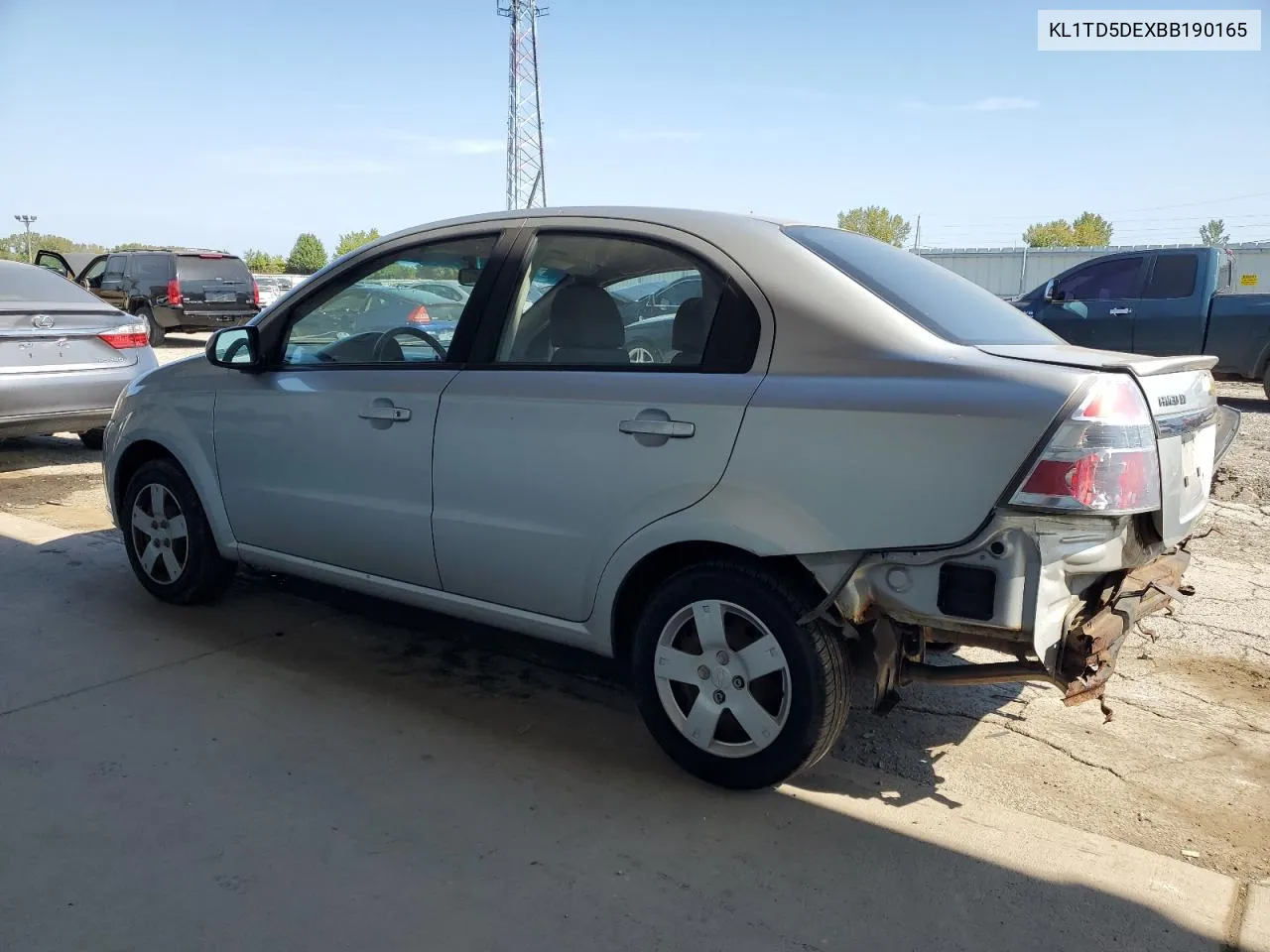 2011 Chevrolet Aveo Ls VIN: KL1TD5DEXBB190165 Lot: 71737034