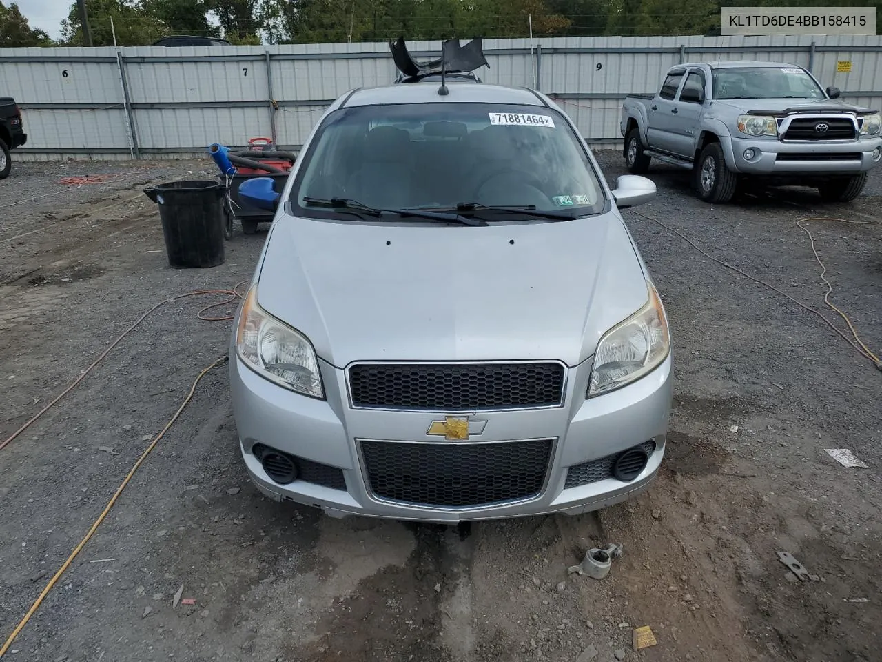 2011 Chevrolet Aveo Ls VIN: KL1TD6DE4BB158415 Lot: 71881464