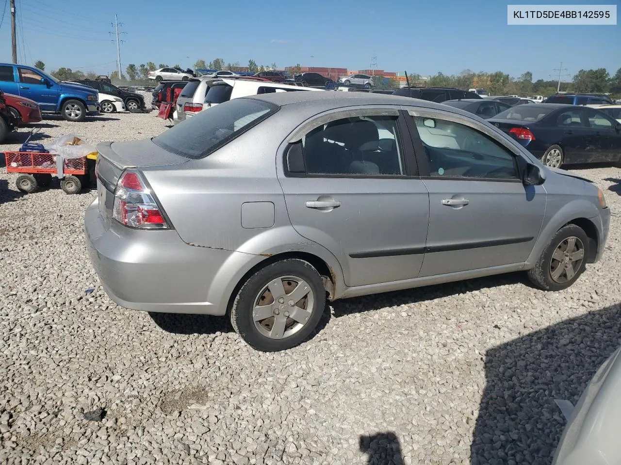 2011 Chevrolet Aveo Ls VIN: KL1TD5DE4BB142595 Lot: 73681244