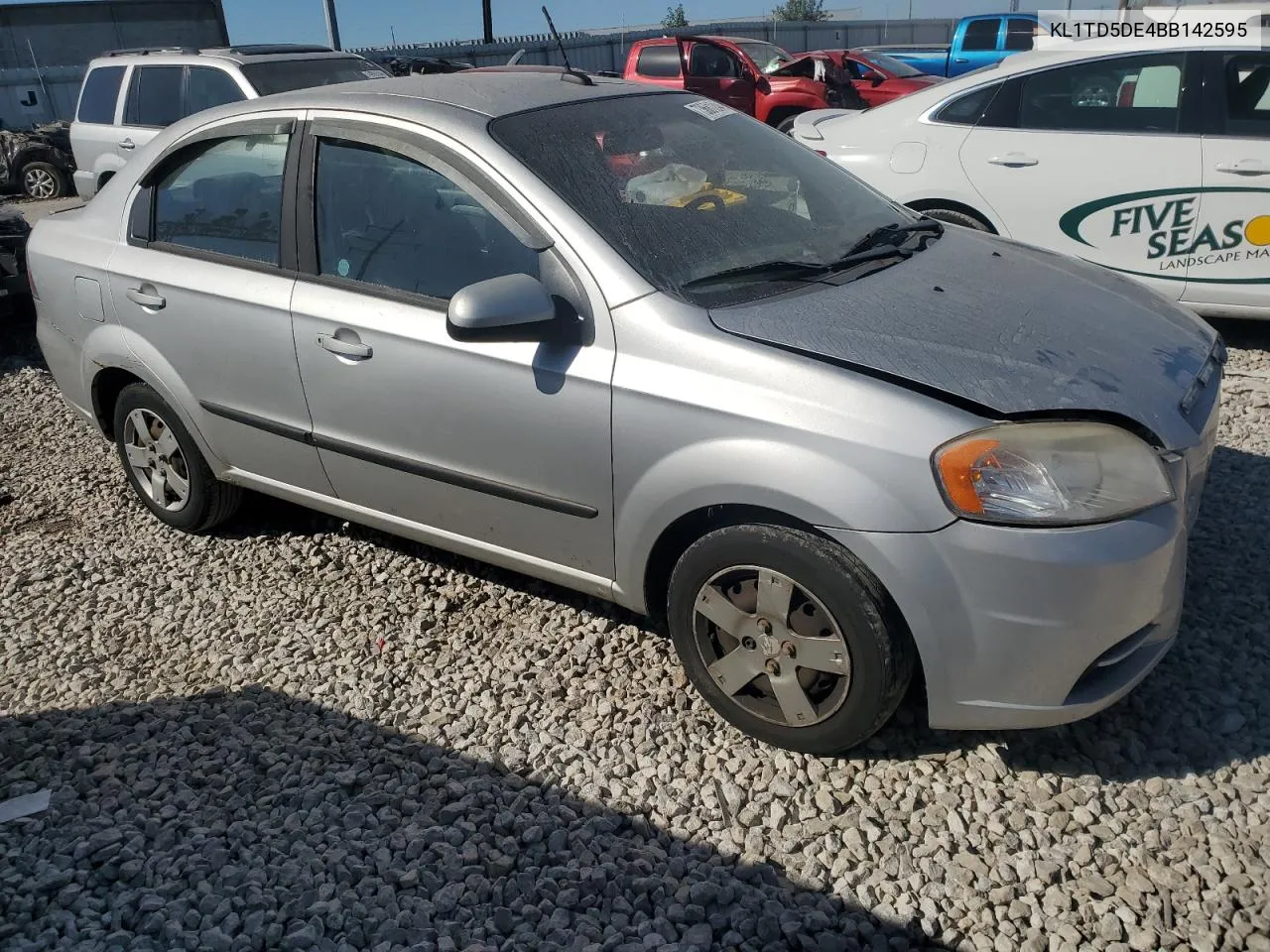 2011 Chevrolet Aveo Ls VIN: KL1TD5DE4BB142595 Lot: 73681244