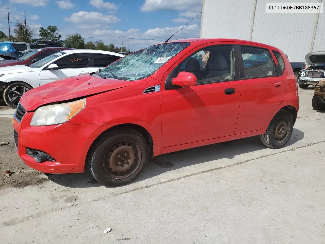 2011 Chevrolet Aveo Ls VIN: KL1TD6DE7BB138367 Lot: 73786204