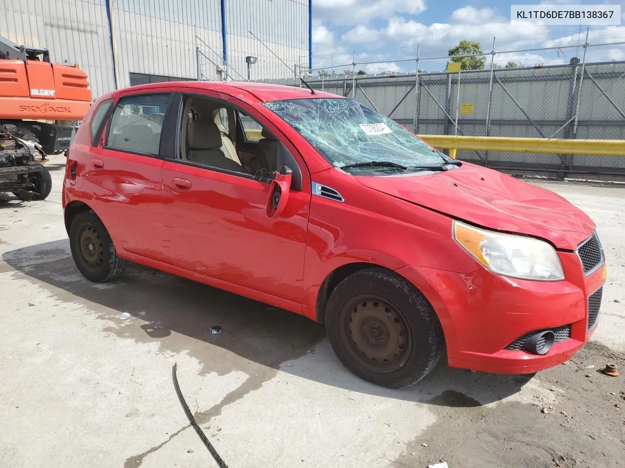 2011 Chevrolet Aveo Ls VIN: KL1TD6DE7BB138367 Lot: 73786204