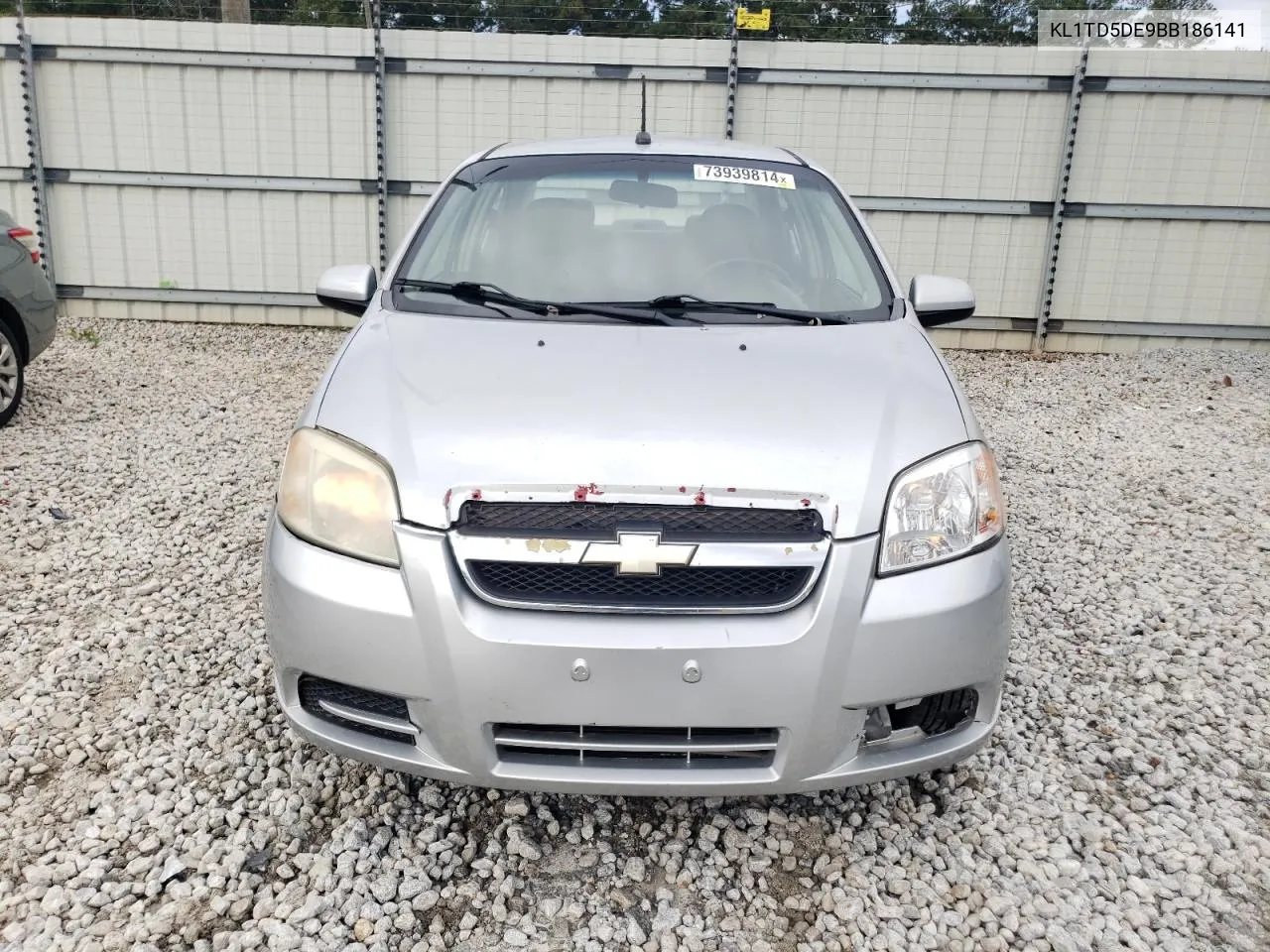 2011 Chevrolet Aveo Ls VIN: KL1TD5DE9BB186141 Lot: 73939814