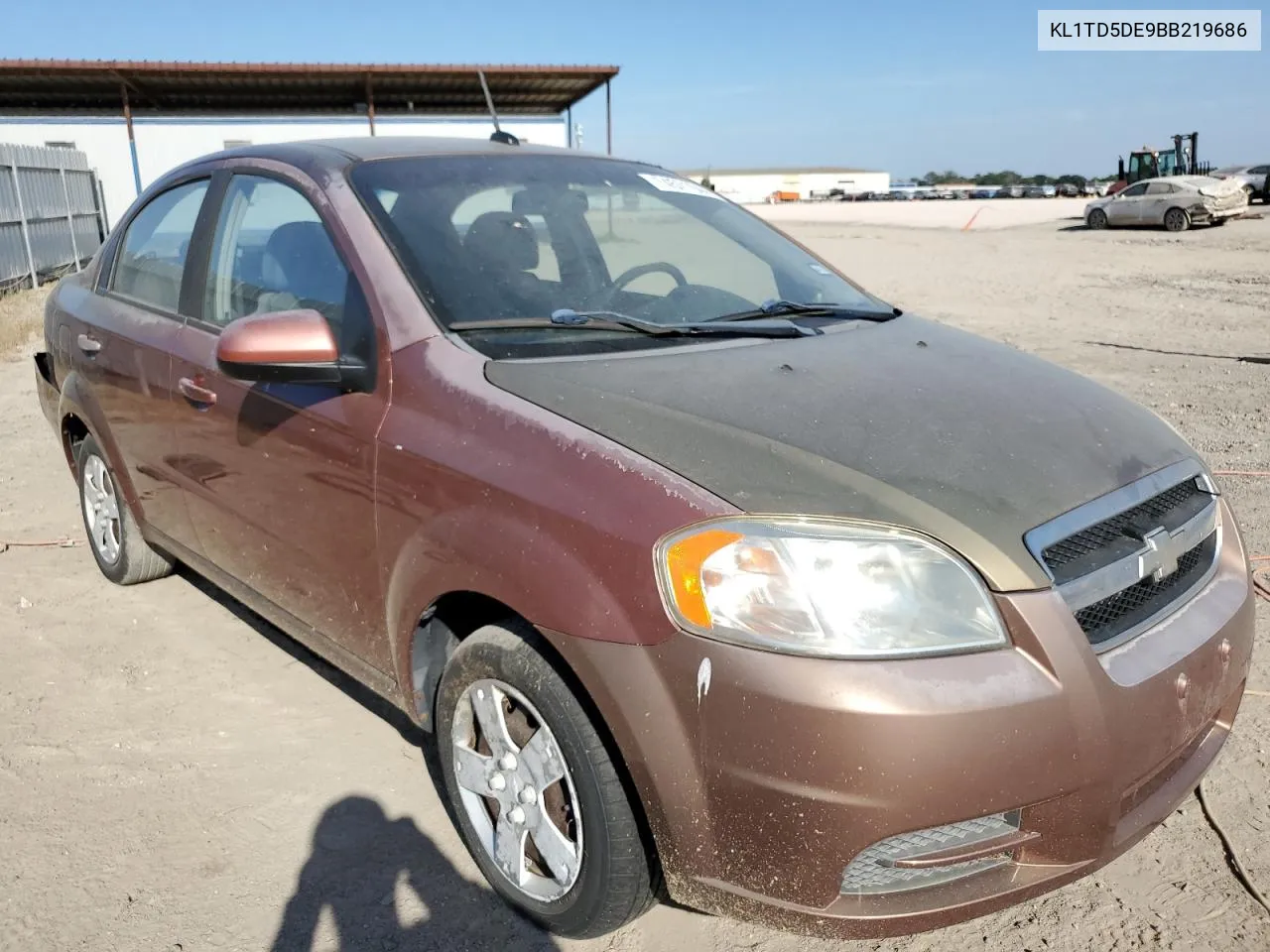 2011 Chevrolet Aveo Ls VIN: KL1TD5DE9BB219686 Lot: 74571044