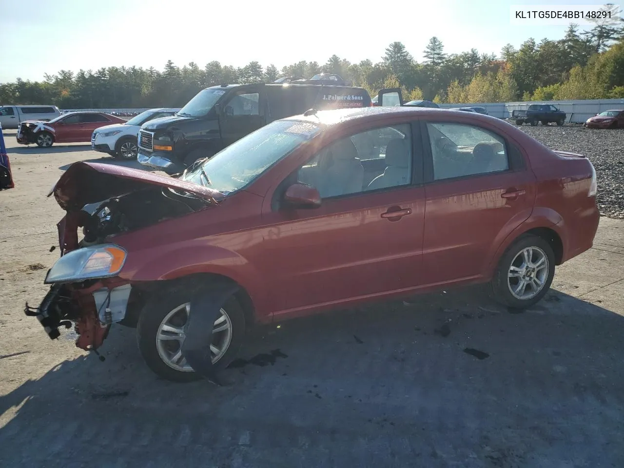 2011 Chevrolet Aveo Lt VIN: KL1TG5DE4BB148291 Lot: 74798454