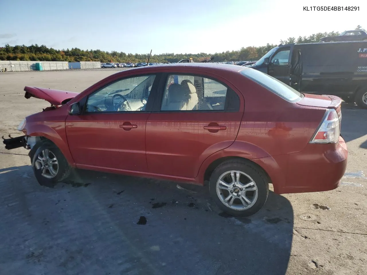 2011 Chevrolet Aveo Lt VIN: KL1TG5DE4BB148291 Lot: 74798454