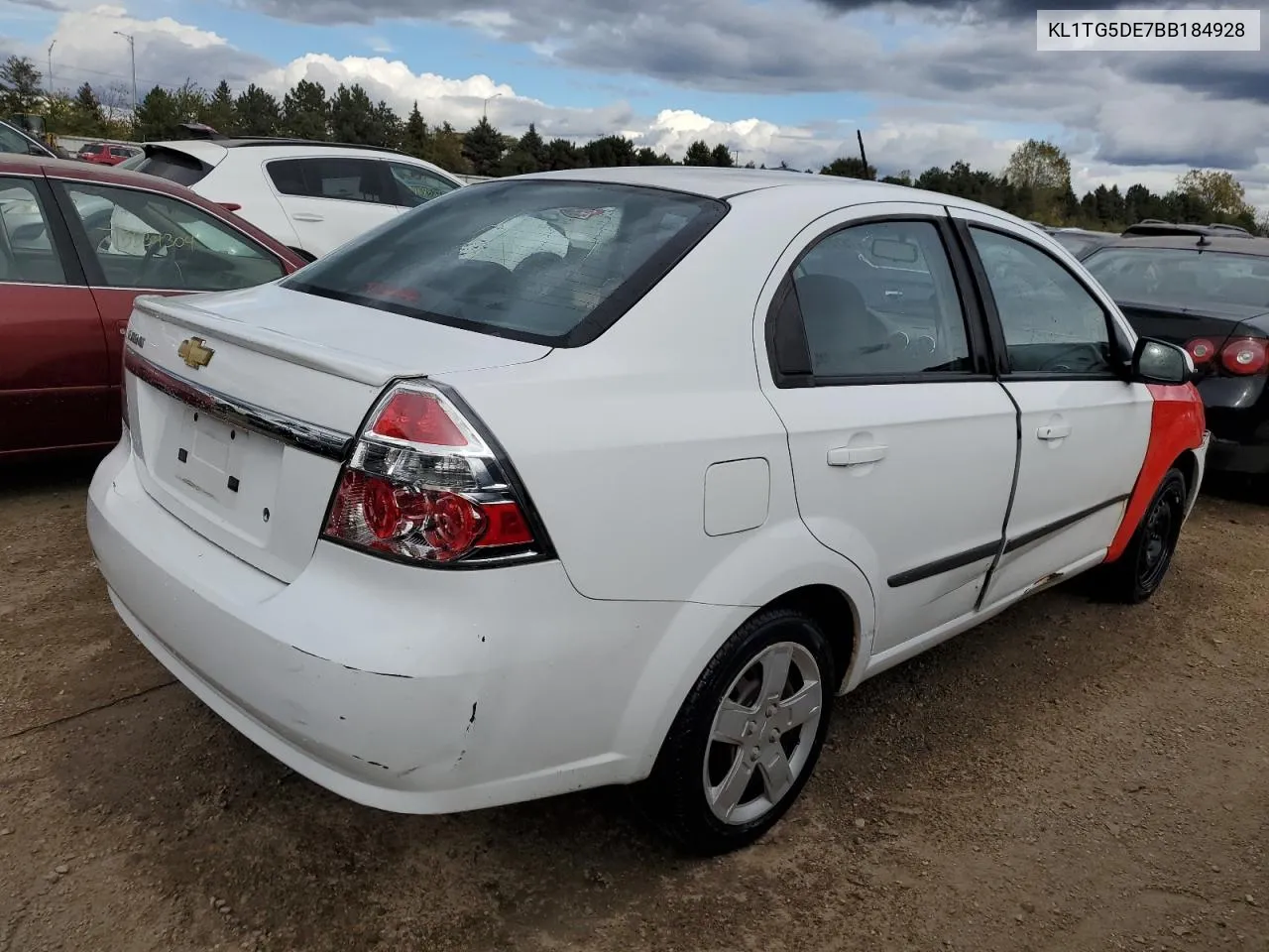 KL1TG5DE7BB184928 2011 Chevrolet Aveo Lt