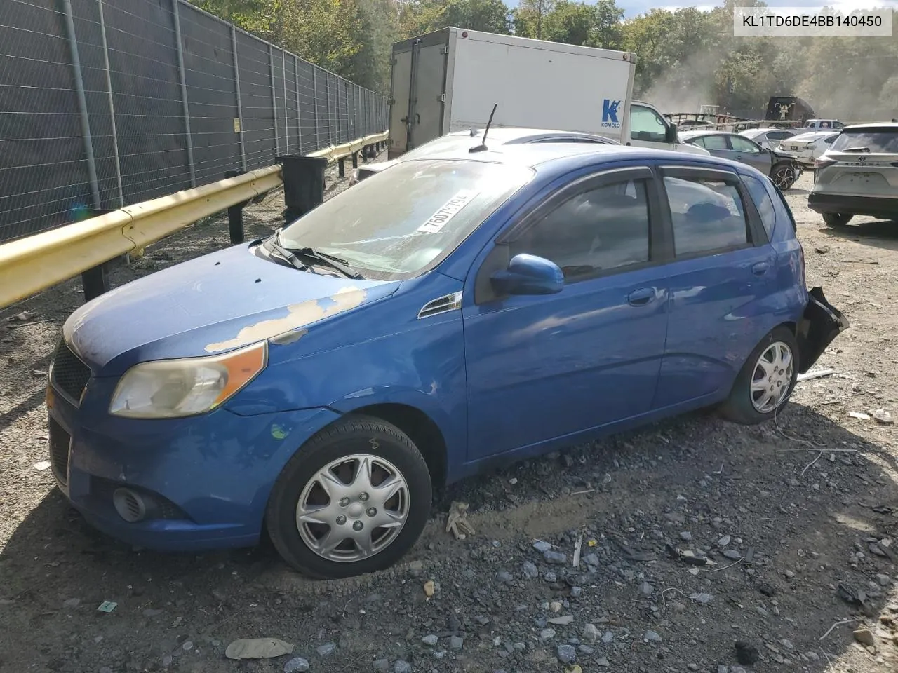 2011 Chevrolet Aveo Ls VIN: KL1TD6DE4BB140450 Lot: 76078794