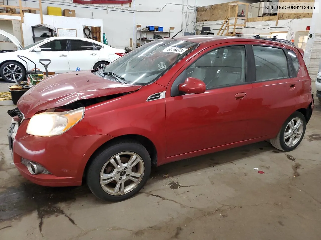 2011 Chevrolet Aveo Lt VIN: KL1TG6DE0BB213465 Lot: 76278474