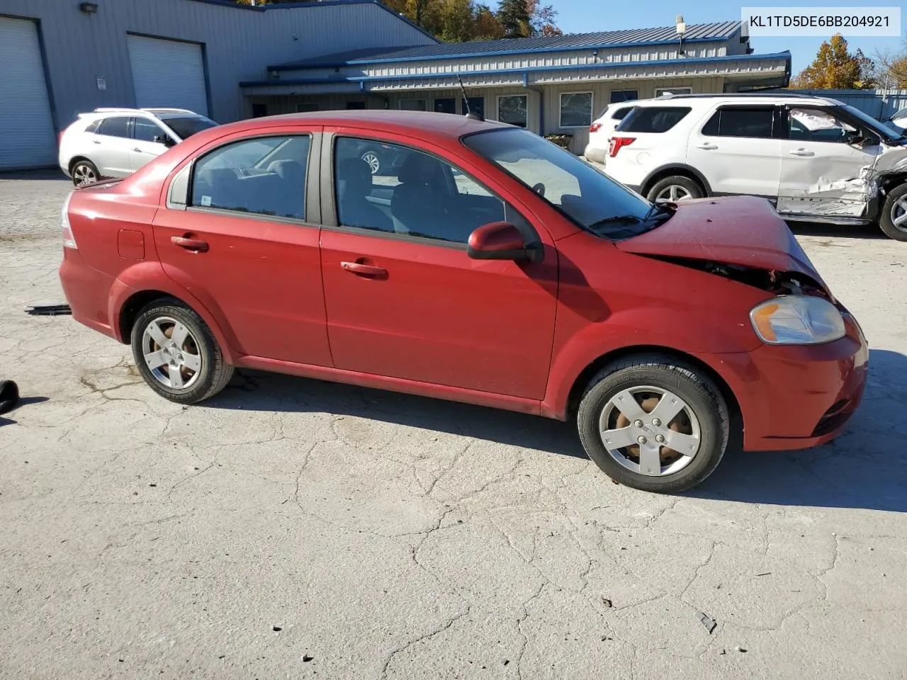 2011 Chevrolet Aveo Ls VIN: KL1TD5DE6BB204921 Lot: 76540974