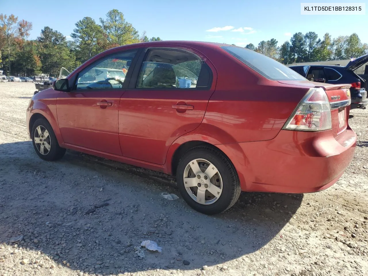 2011 Chevrolet Aveo Ls VIN: KL1TD5DE1BB128315 Lot: 76627844