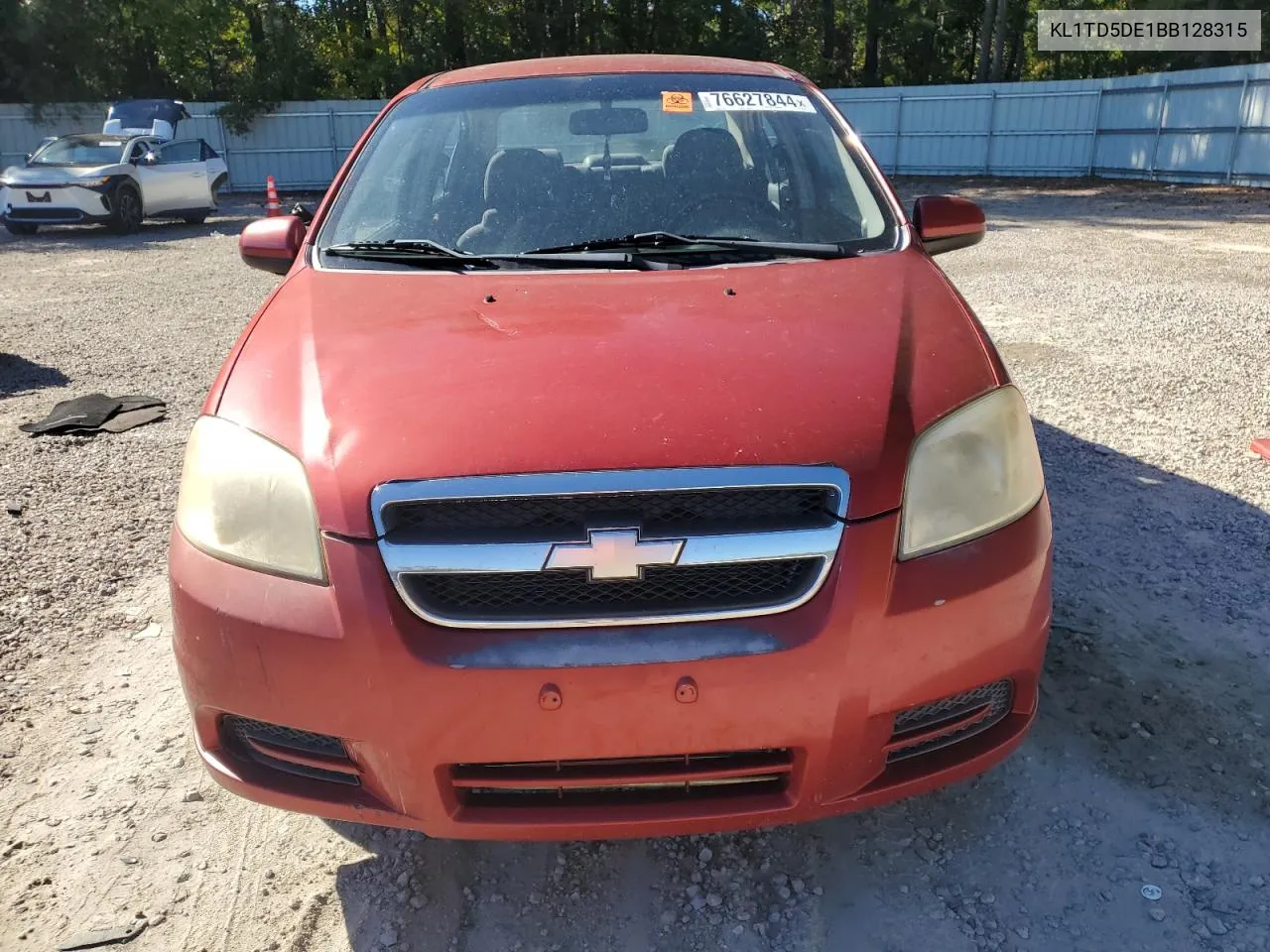 2011 Chevrolet Aveo Ls VIN: KL1TD5DE1BB128315 Lot: 76627844