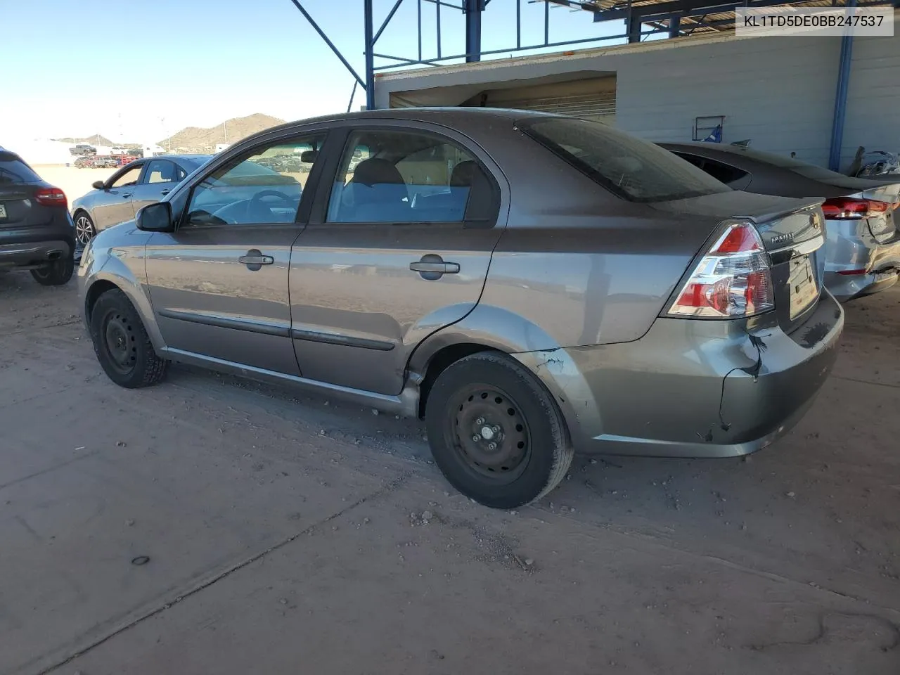 2011 Chevrolet Aveo Ls VIN: KL1TD5DE0BB247537 Lot: 76715284