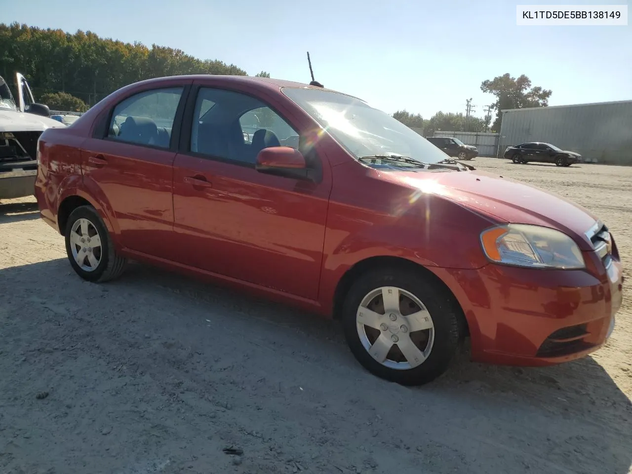 2011 Chevrolet Aveo Ls VIN: KL1TD5DE5BB138149 Lot: 77862674