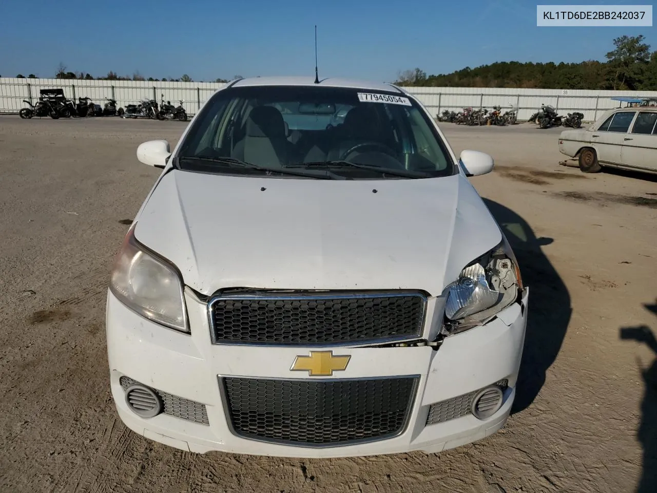 2011 Chevrolet Aveo Ls VIN: KL1TD6DE2BB242037 Lot: 77945054