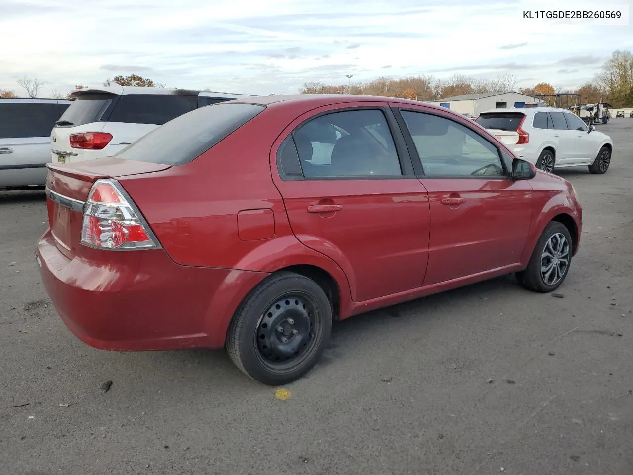 2011 Chevrolet Aveo Lt VIN: KL1TG5DE2BB260569 Lot: 78134234