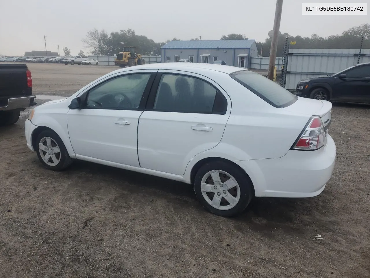 2011 Chevrolet Aveo Lt VIN: KL1TG5DE6BB180742 Lot: 78390604