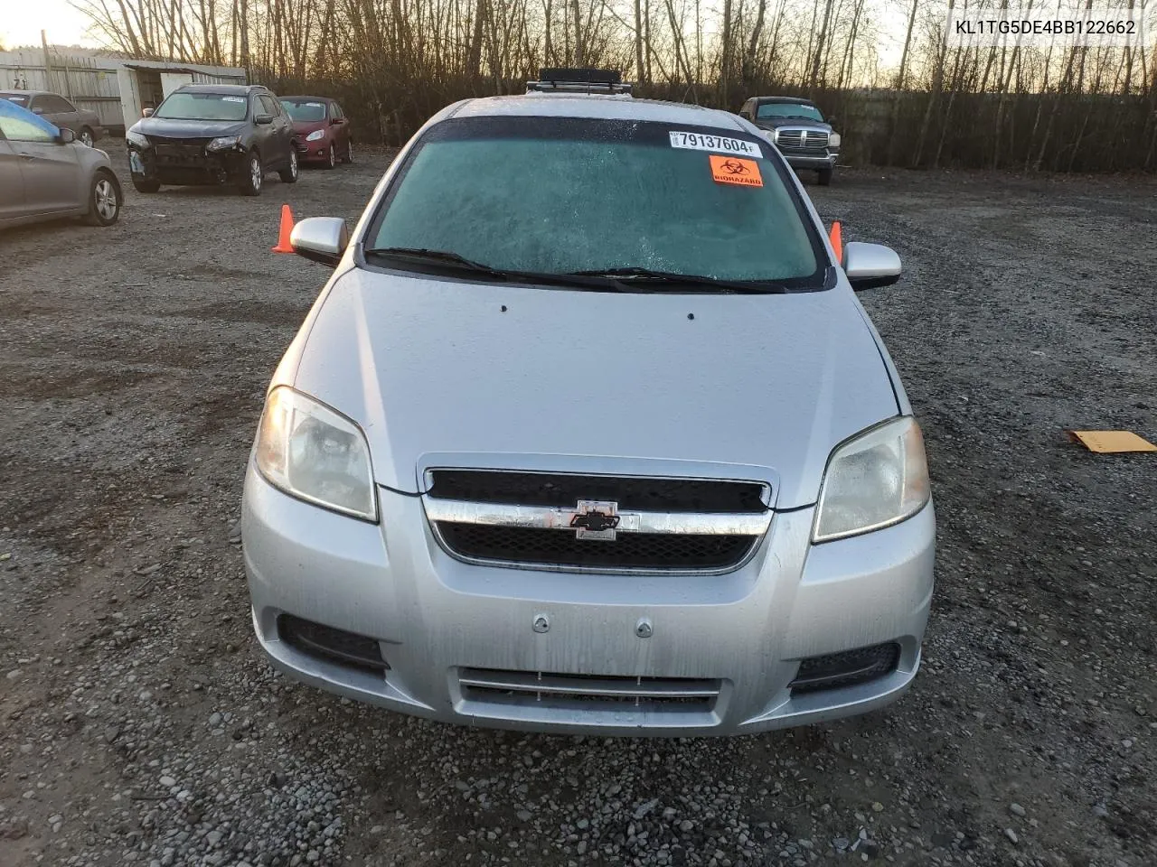 2011 Chevrolet Aveo Lt VIN: KL1TG5DE4BB122662 Lot: 79137604