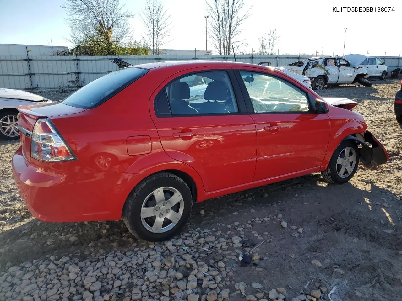 2011 Chevrolet Aveo Ls VIN: KL1TD5DE0BB138074 Lot: 79653664