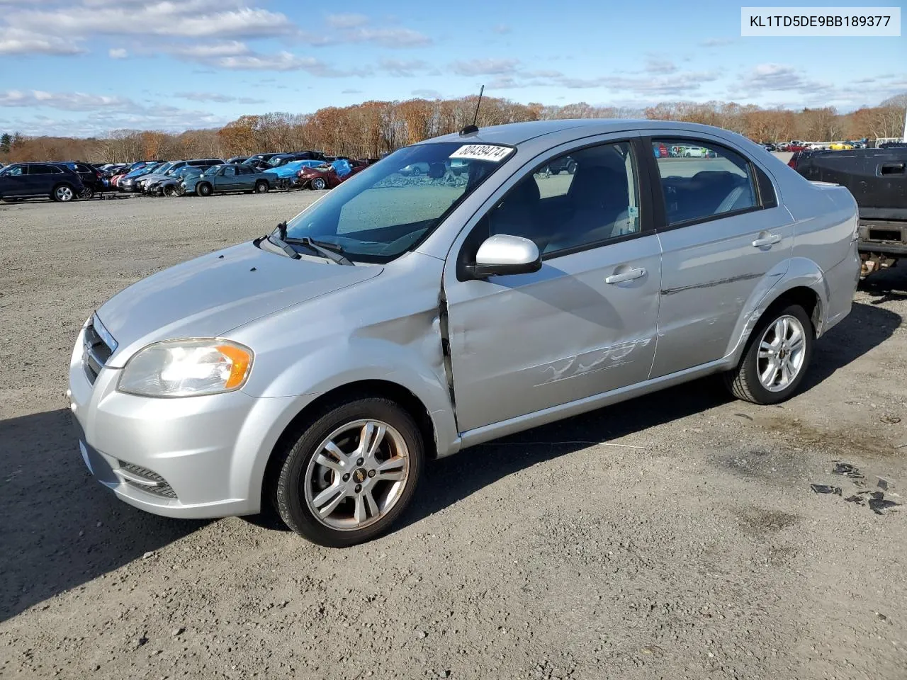 2011 Chevrolet Aveo Ls VIN: KL1TD5DE9BB189377 Lot: 80439474