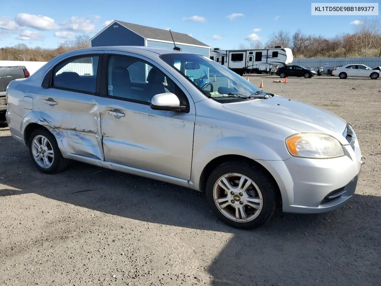 2011 Chevrolet Aveo Ls VIN: KL1TD5DE9BB189377 Lot: 80439474