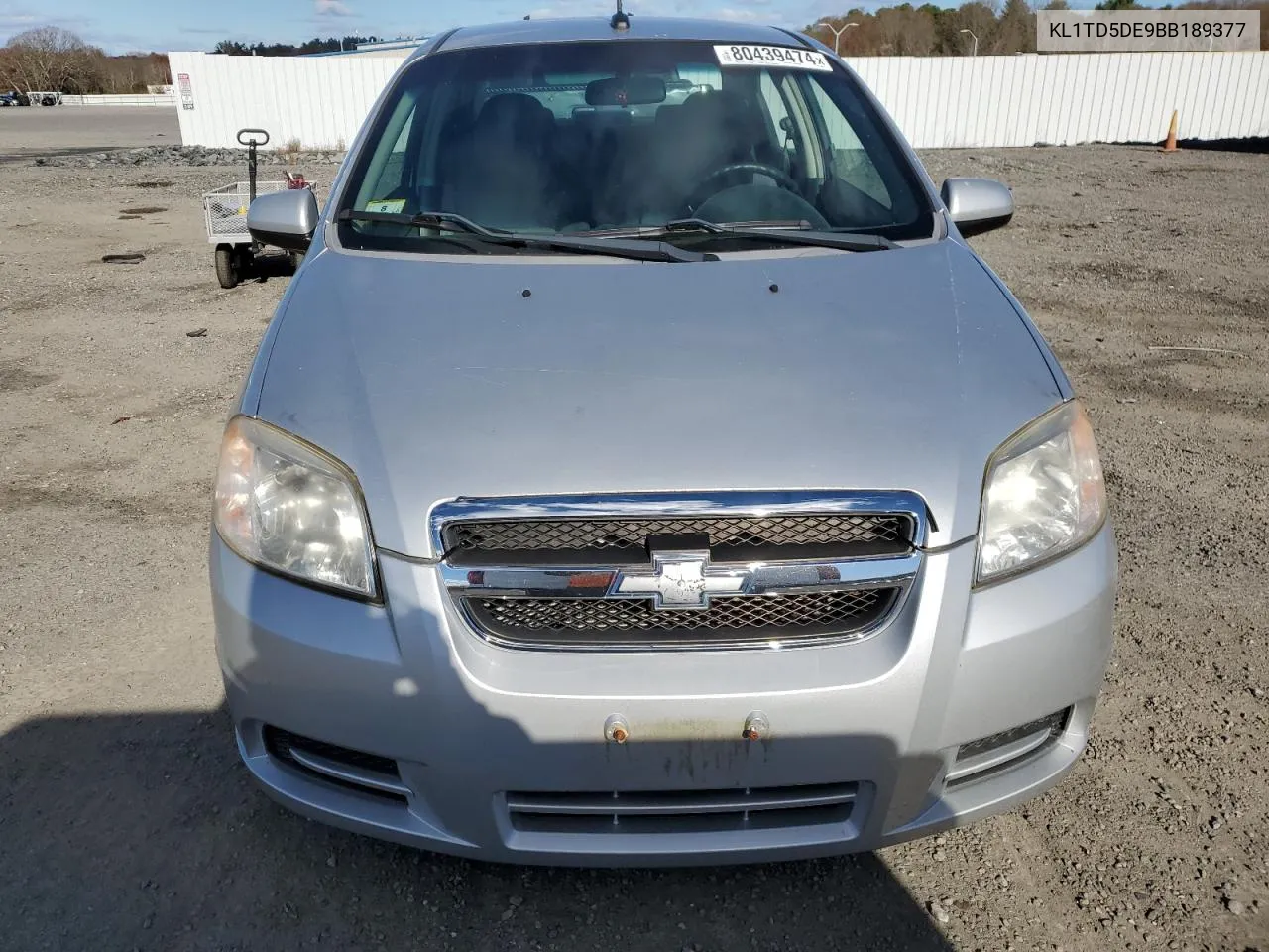 2011 Chevrolet Aveo Ls VIN: KL1TD5DE9BB189377 Lot: 80439474