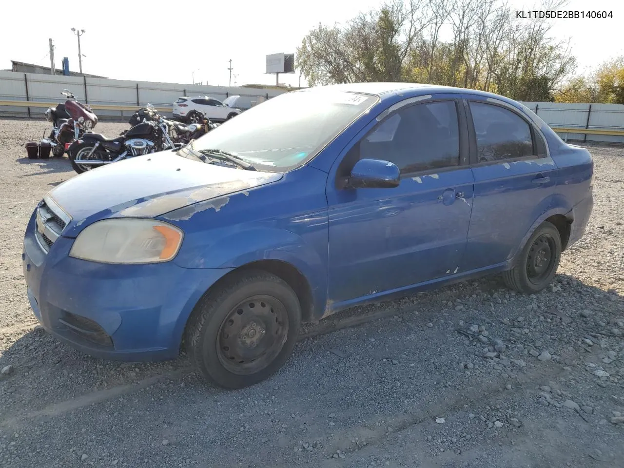 2011 Chevrolet Aveo Ls VIN: KL1TD5DE2BB140604 Lot: 81261594