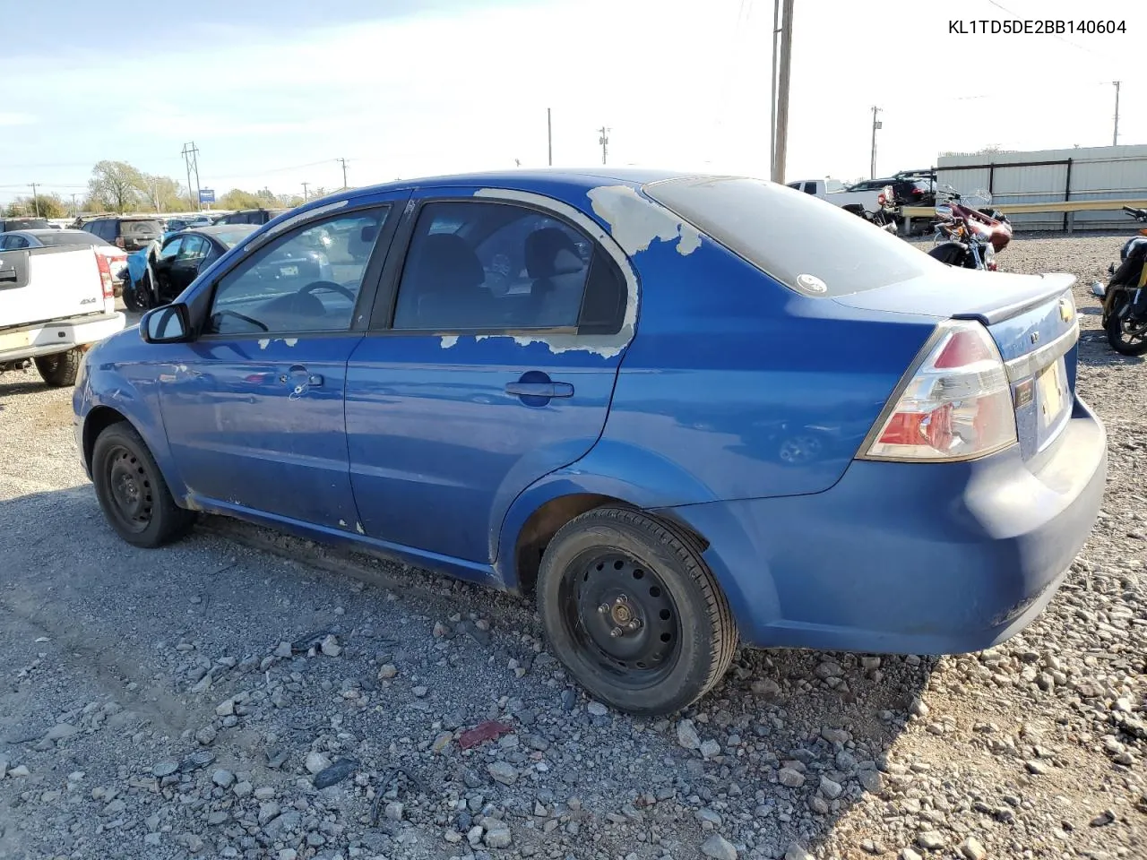 2011 Chevrolet Aveo Ls VIN: KL1TD5DE2BB140604 Lot: 81261594