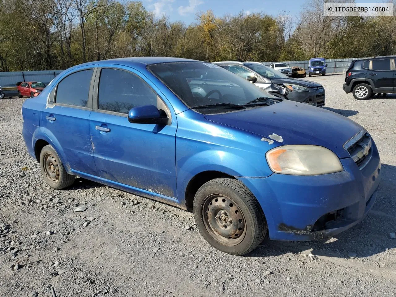 2011 Chevrolet Aveo Ls VIN: KL1TD5DE2BB140604 Lot: 81261594