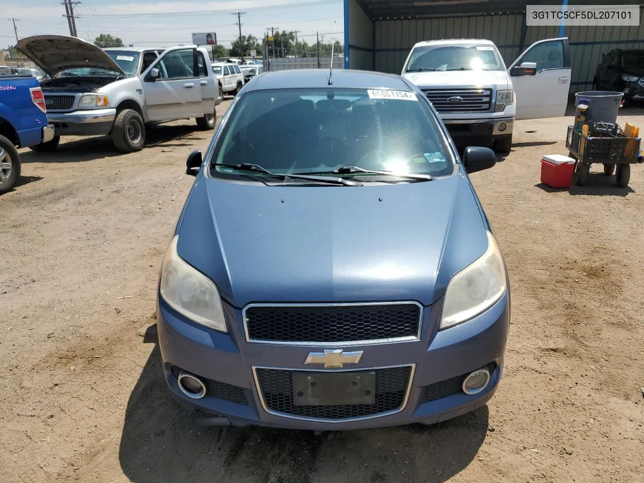 2013 Chevrolet Aveo VIN: 3G1TC5CF5DL207101 Lot: 65861154