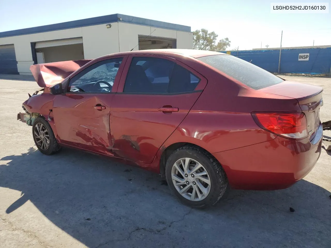 2018 Chevrolet Aveo VIN: LSGHD52H2JD160130 Lot: 75155164