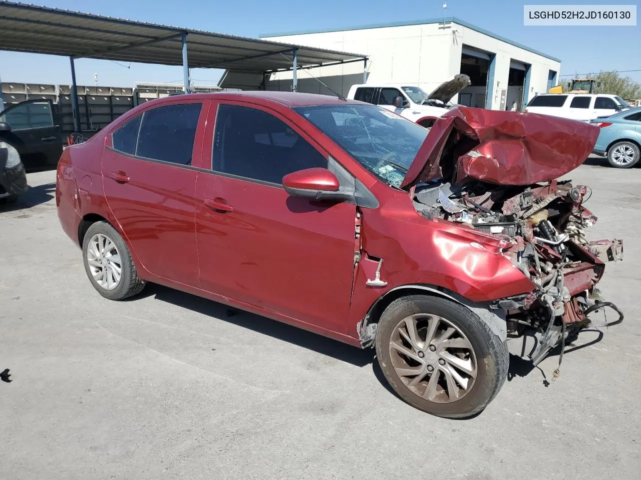 2018 Chevrolet Aveo VIN: LSGHD52H2JD160130 Lot: 75155164