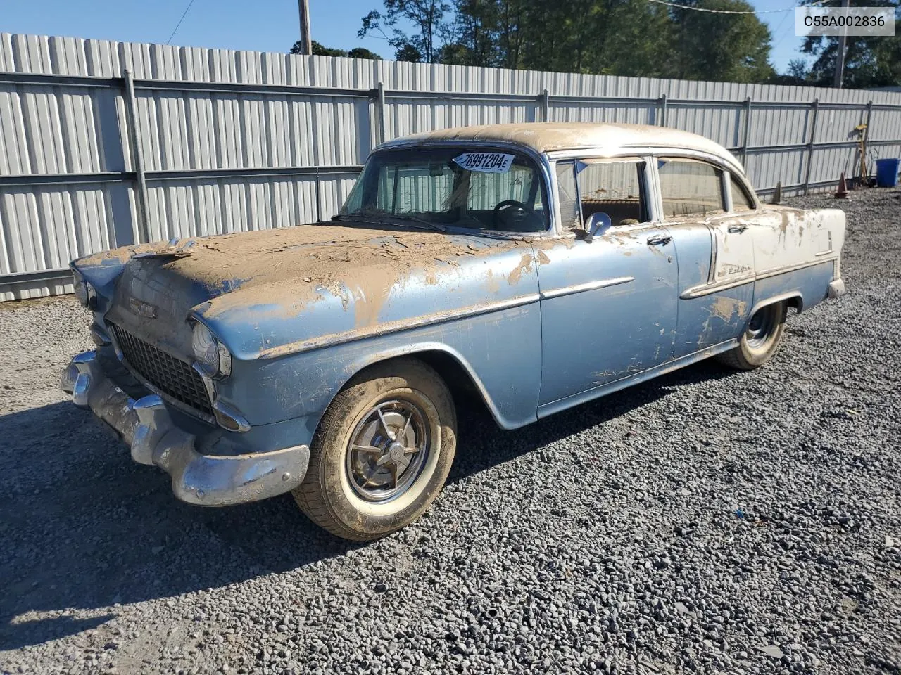 C55A002836 1955 Chevrolet Bel Air