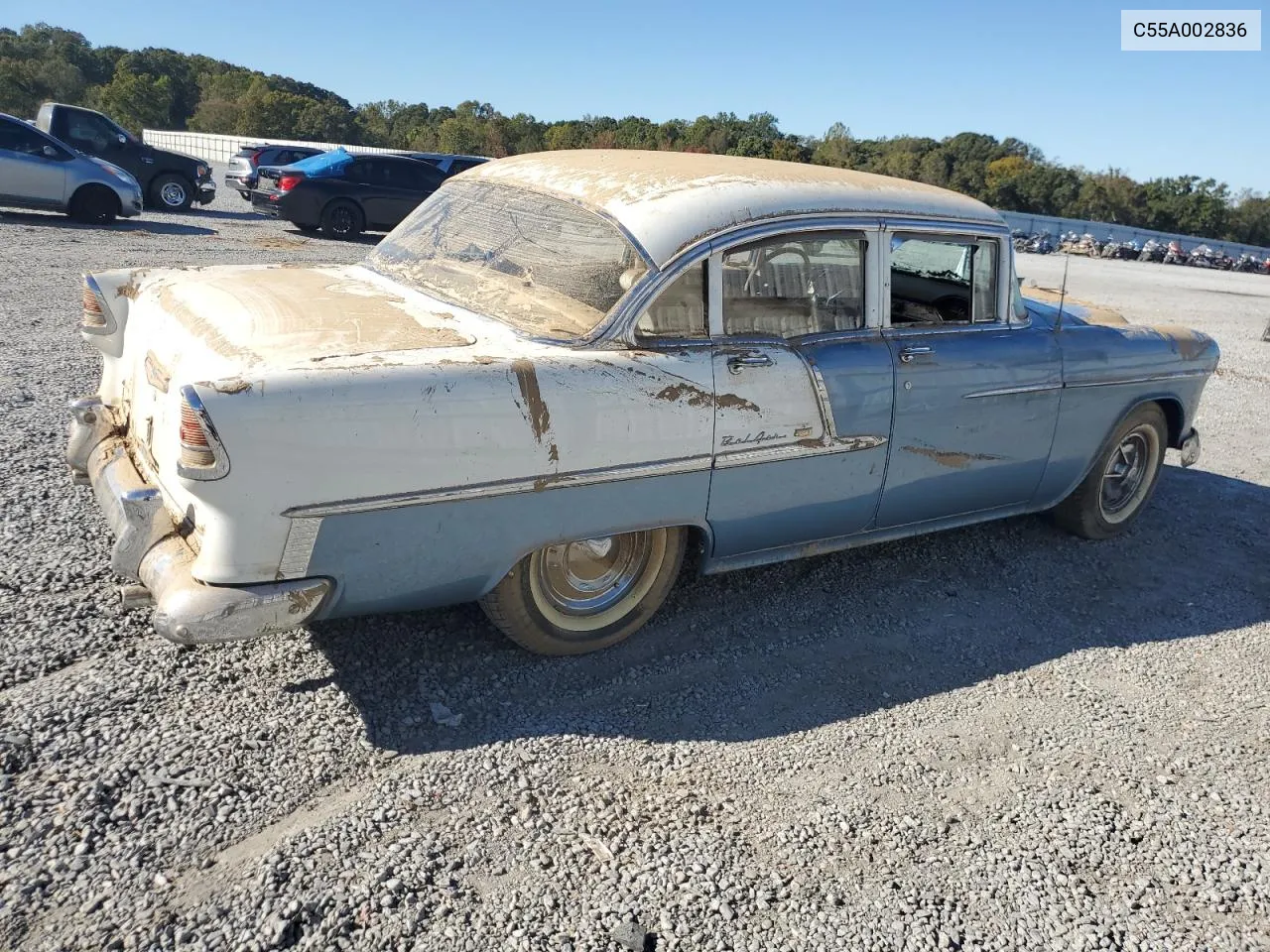 1955 Chevrolet Bel Air VIN: C55A002836 Lot: 76991204