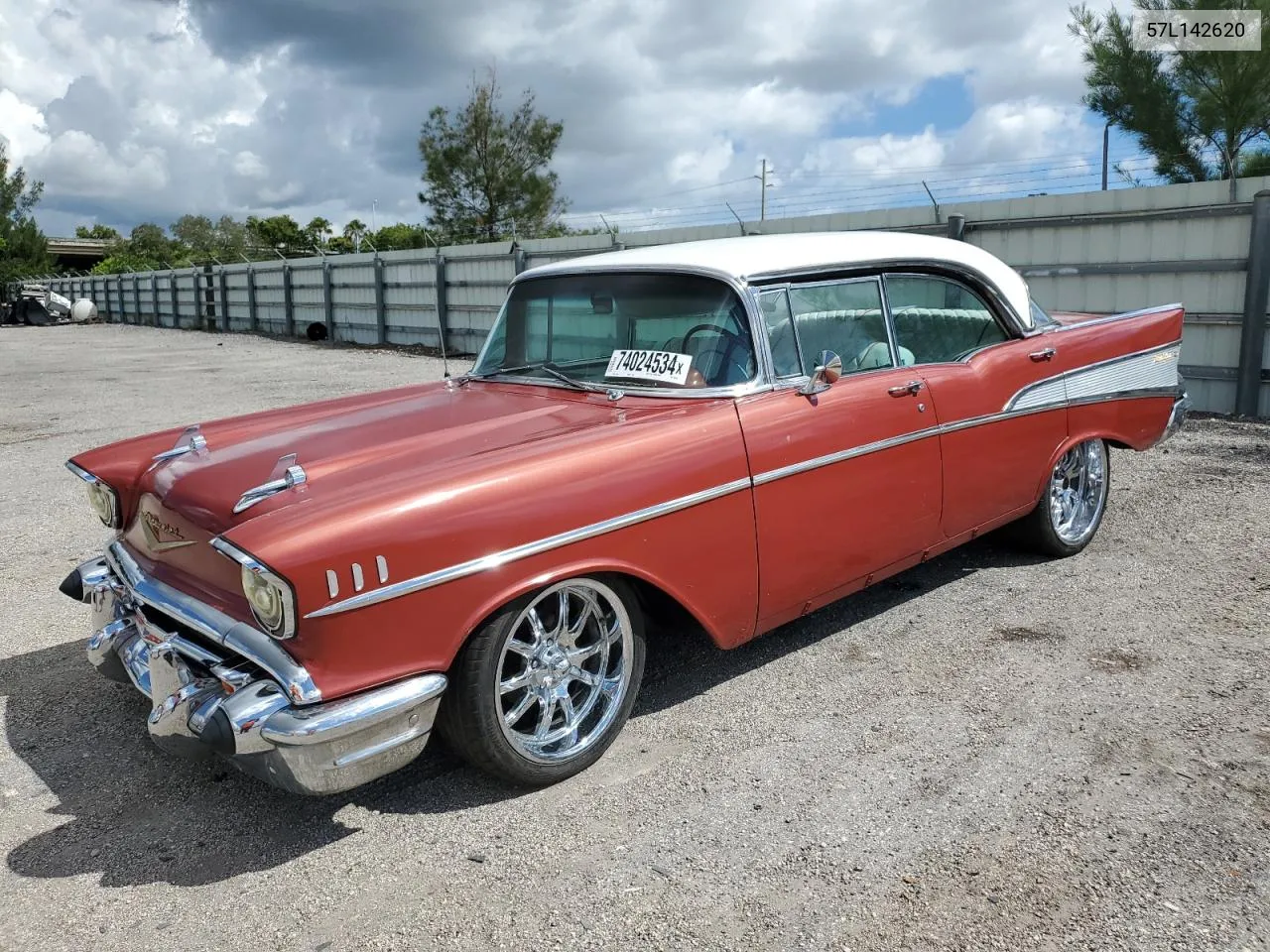 1957 Chevrolet Bel-Air VIN: 57L142620 Lot: 74024534