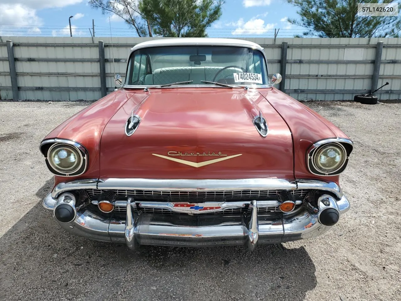 1957 Chevrolet Bel-Air VIN: 57L142620 Lot: 74024534