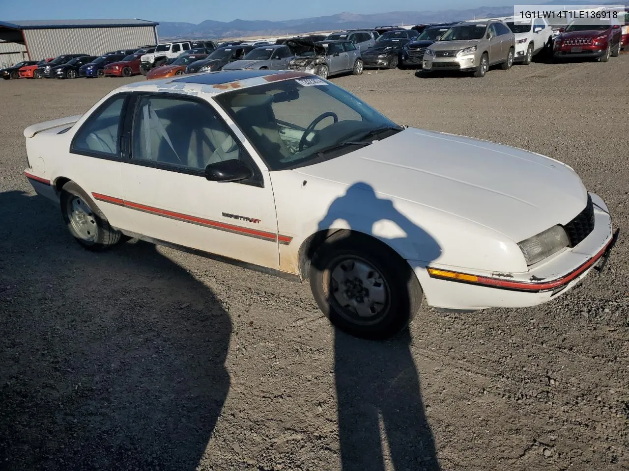 1G1LW14T1LE136918 1990 Chevrolet Beretta Gt