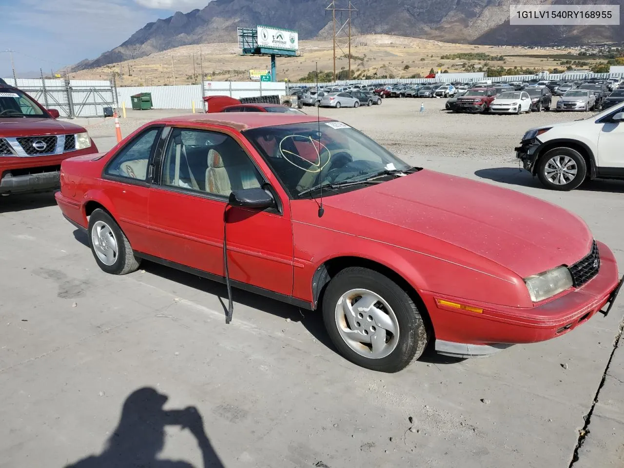 1994 Chevrolet Beretta VIN: 1G1LV1540RY168955 Lot: 78287964