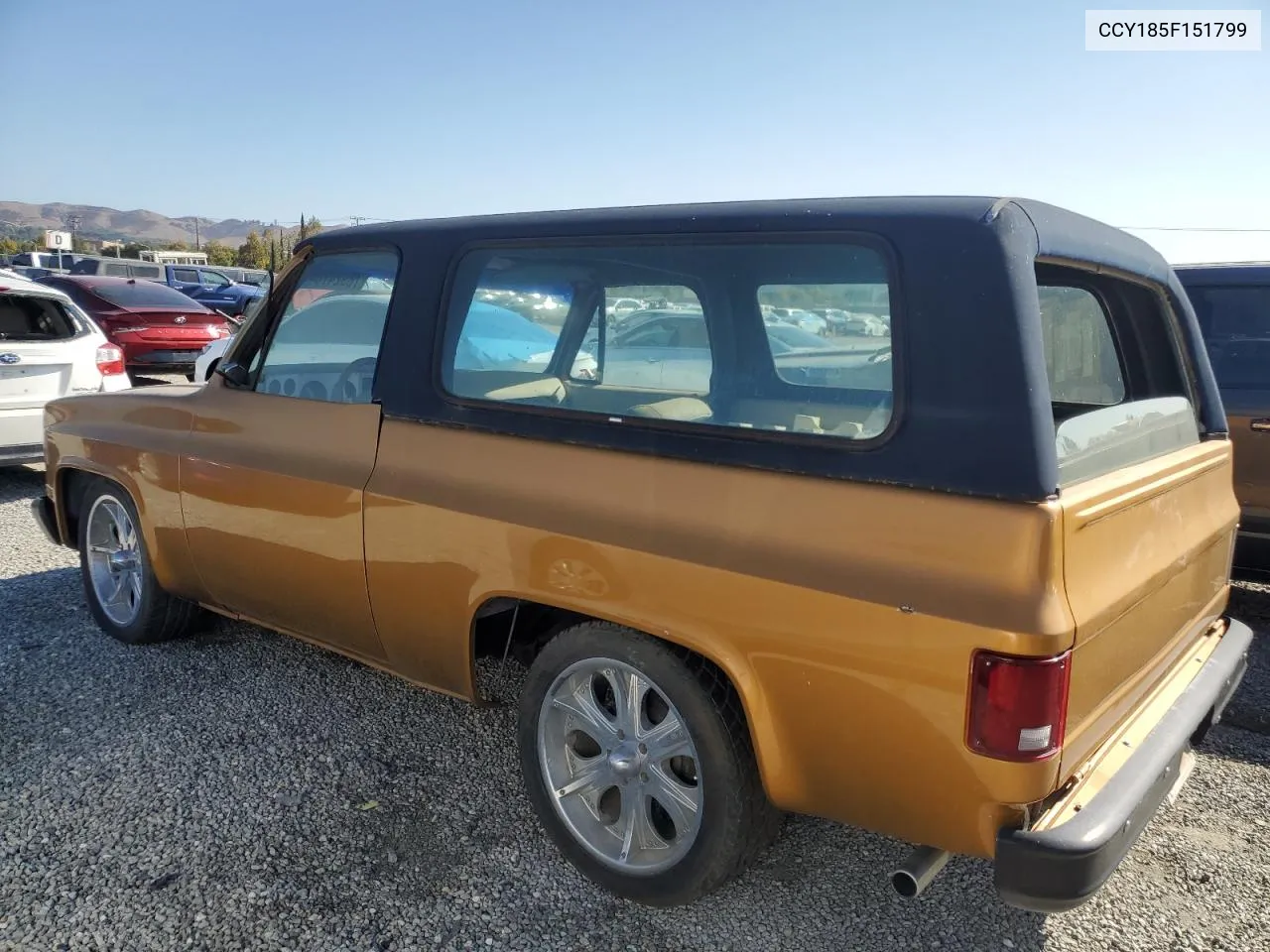 1975 Chevrolet Blazer VIN: CCY185F151799 Lot: 78924764