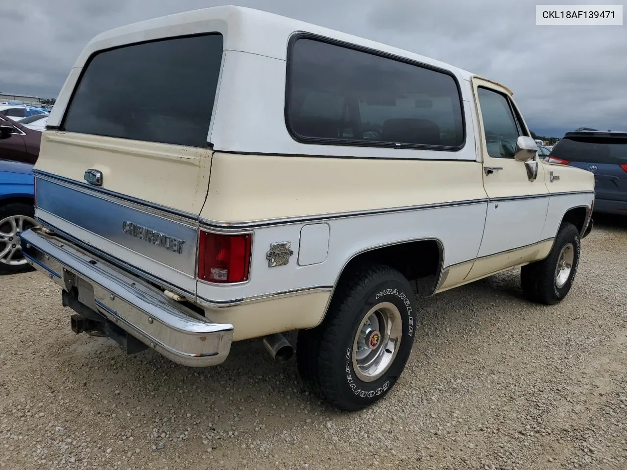 1980 Chevrolet Blazer K5 VIN: CKL18AF139471 Lot: 74931074