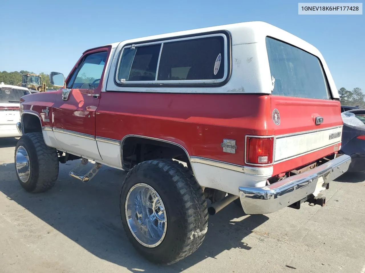 1987 Chevrolet Blazer V10 VIN: 1GNEV18K6HF177428 Lot: 76925604