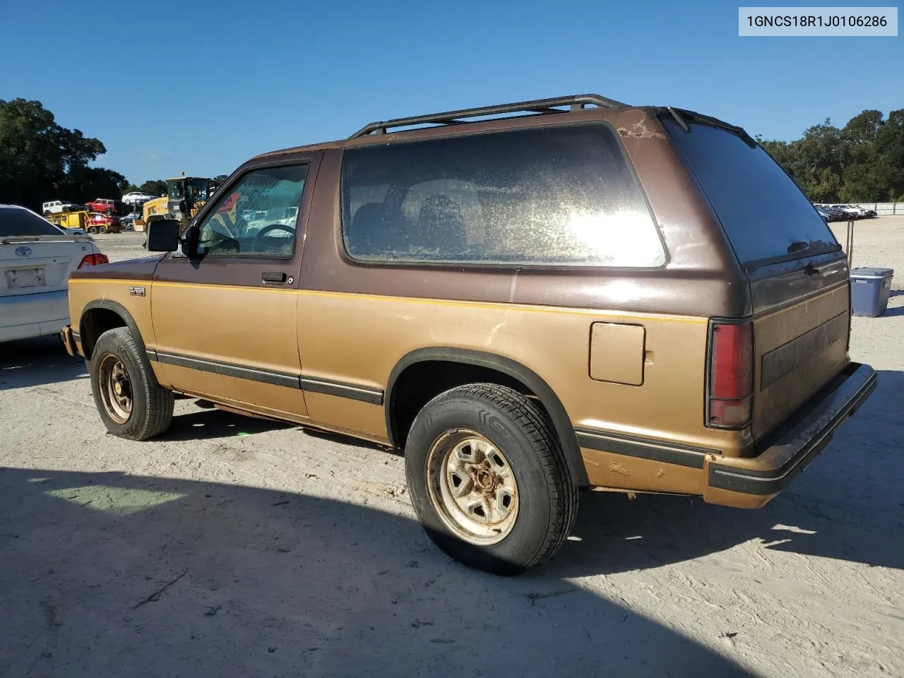 1GNCS18R1J0106286 1988 Chevrolet Blazer S10