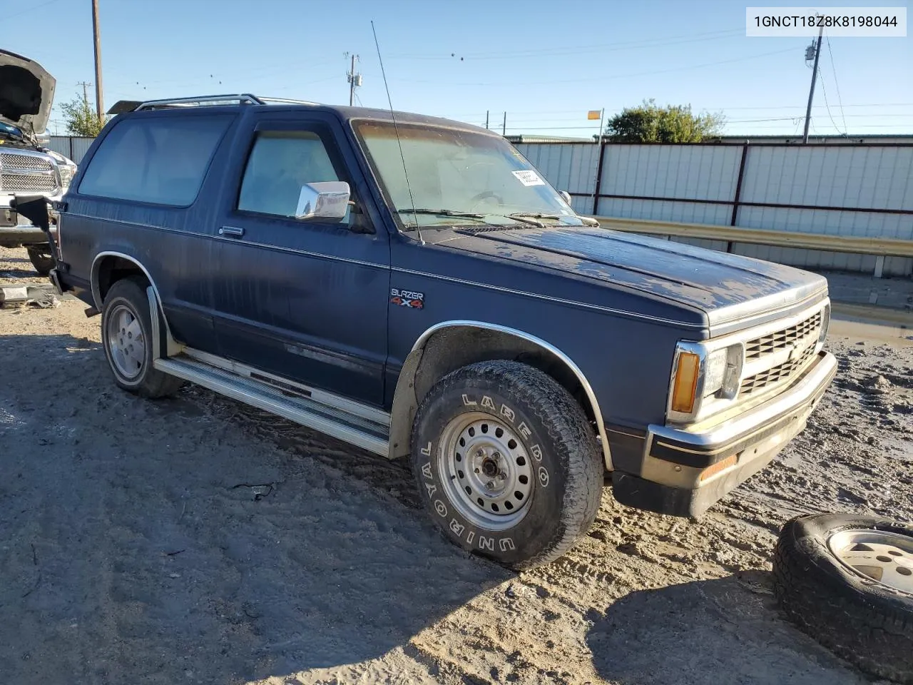 1989 Chevrolet Blazer S10 VIN: 1GNCT18Z8K8198044 Lot: 79888524