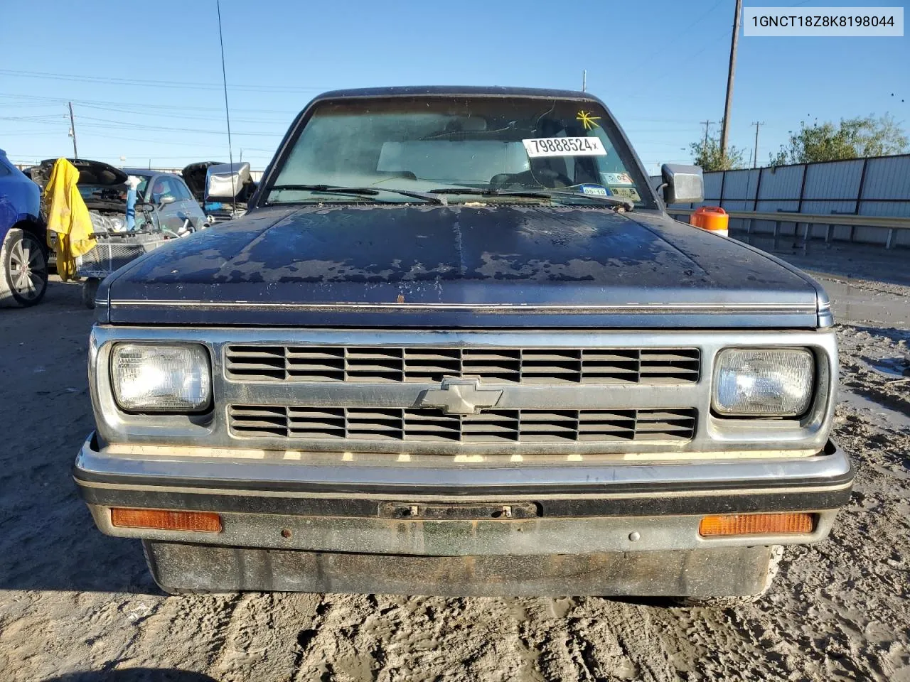 1989 Chevrolet Blazer S10 VIN: 1GNCT18Z8K8198044 Lot: 79888524