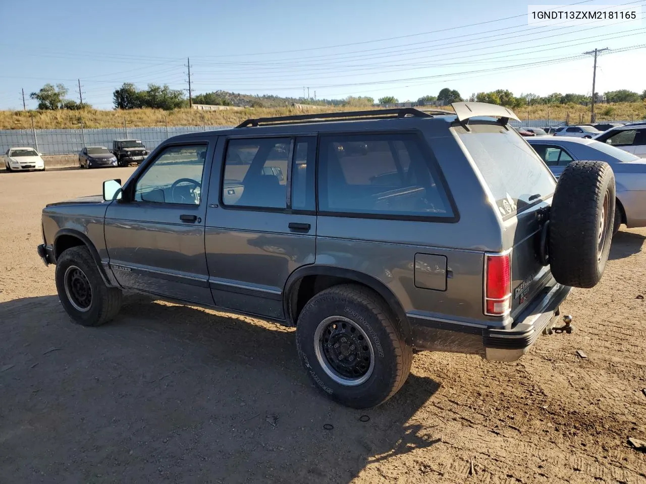 1991 Chevrolet Blazer S10 VIN: 1GNDT13ZXM2181165 Lot: 75351554